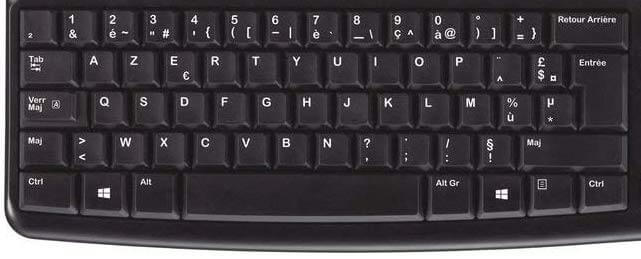 teclado azerty